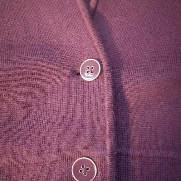 Talbots Petites Ladies Pure Merino Wool Button Front Dressy Jacket - Picture 8 of 11